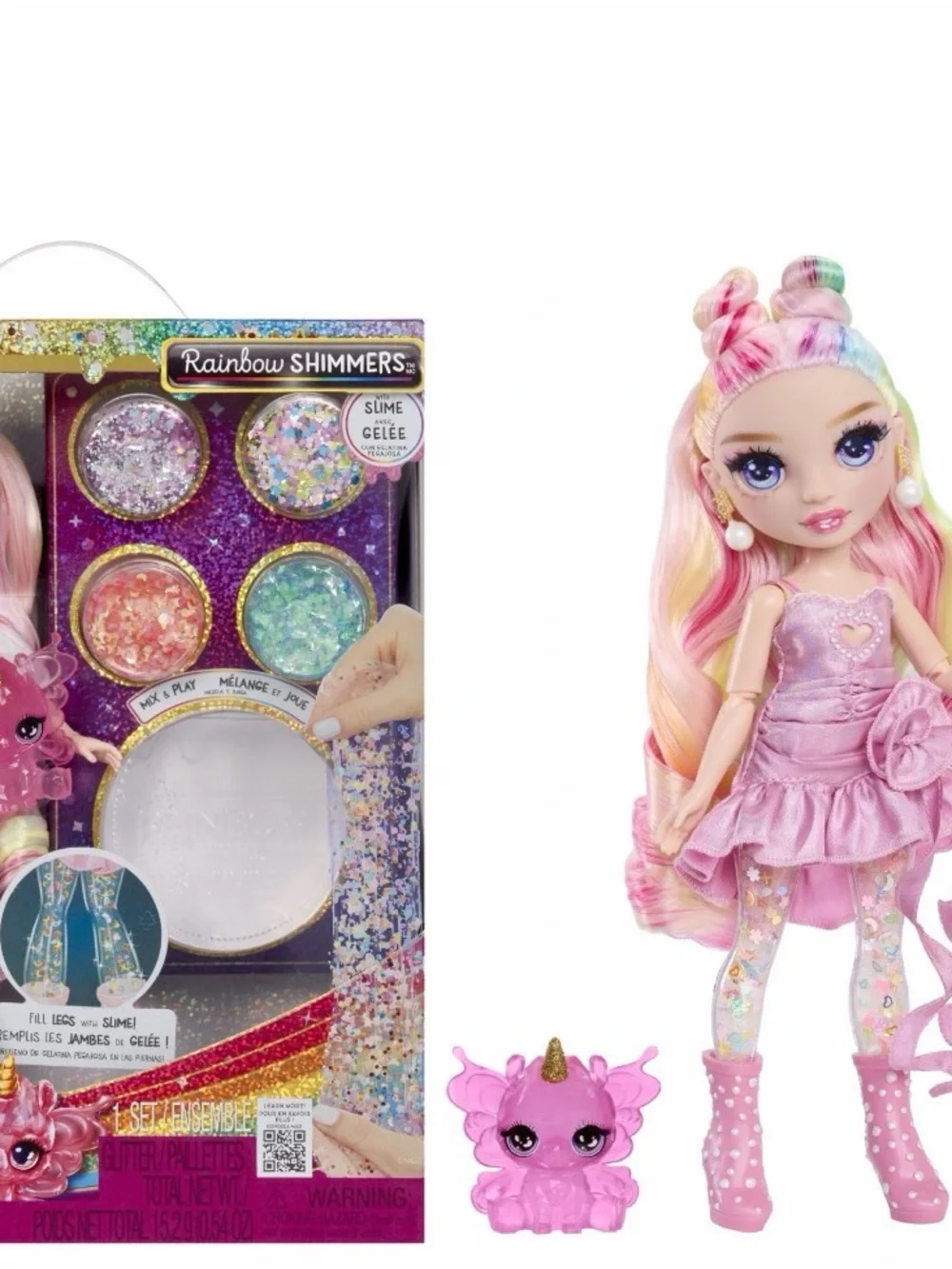 Rainbow High Rainbow Shimmers with Slime - Bella, Pink 11
